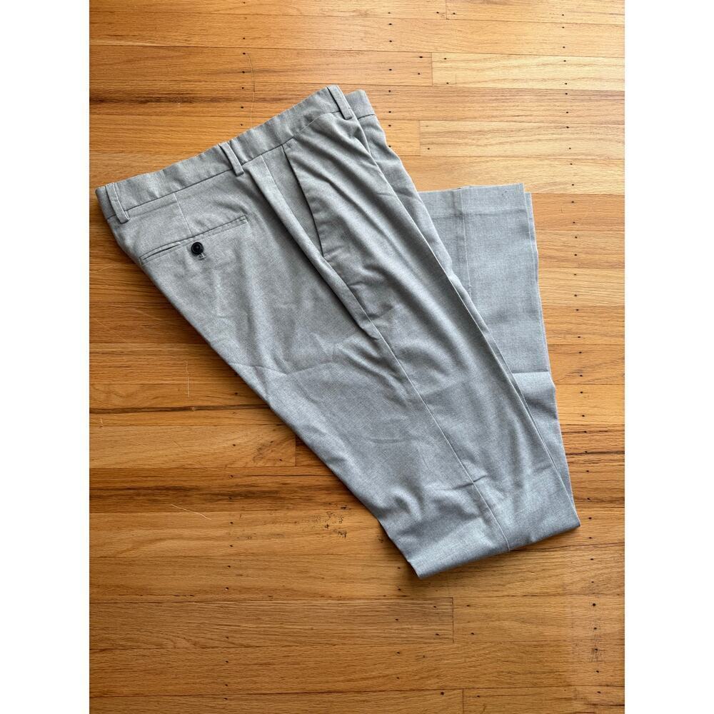 GAP Men's Gray Slim Fit Trouser Dress Pants Size 32 x 34 Career Office Work - Picture 8 of 8